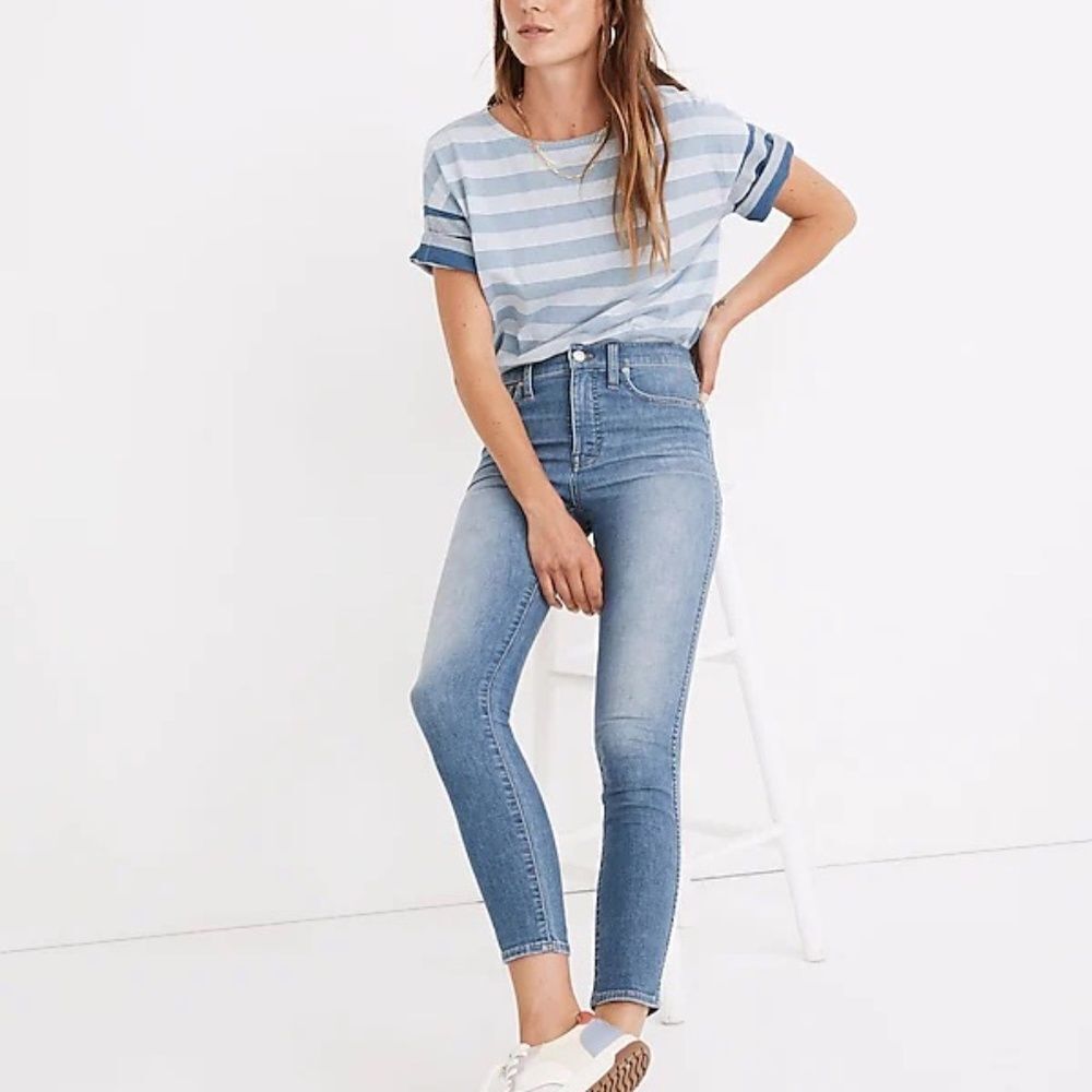 Madewell 10" High‎ Rise Skinny Crop Jeans Sz 26